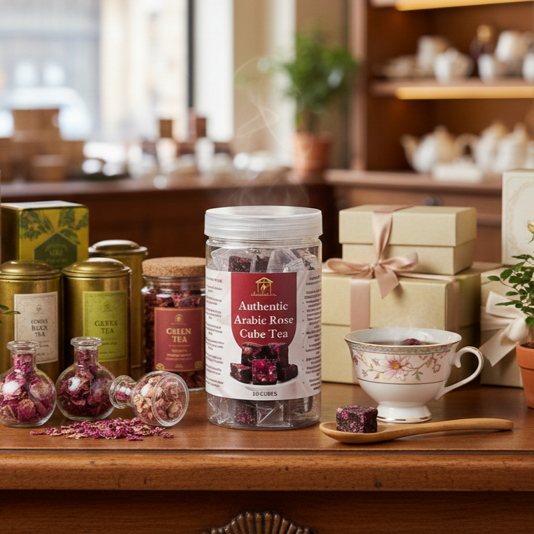 Alternative view of Shafeeca® Authentic Arabic Rose Cube Tea (10 pcs)