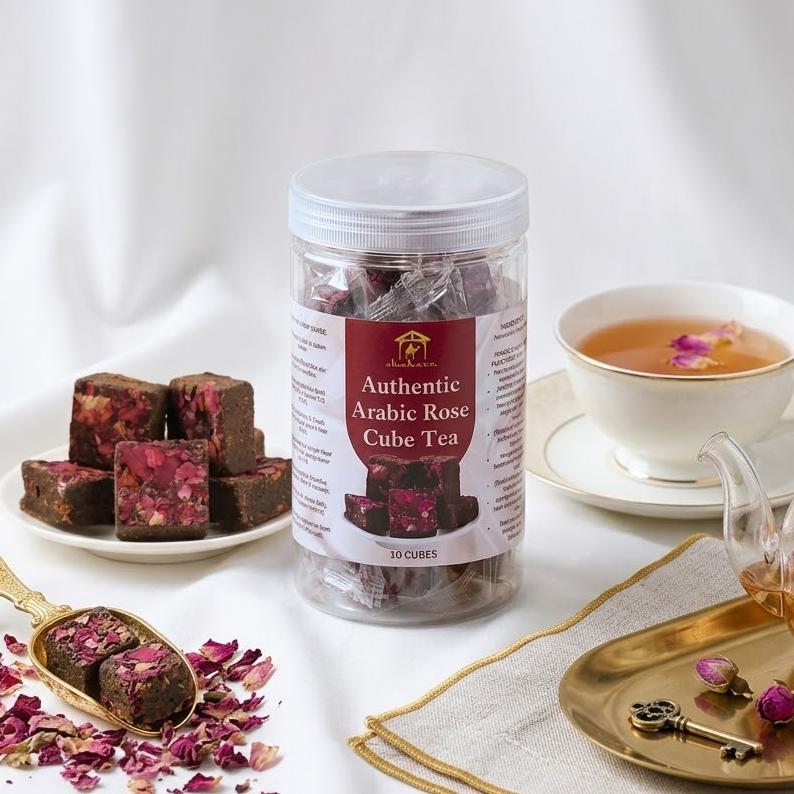 Shafeeca® Authentic Arabic Rose Cube Tea (10 pcs)