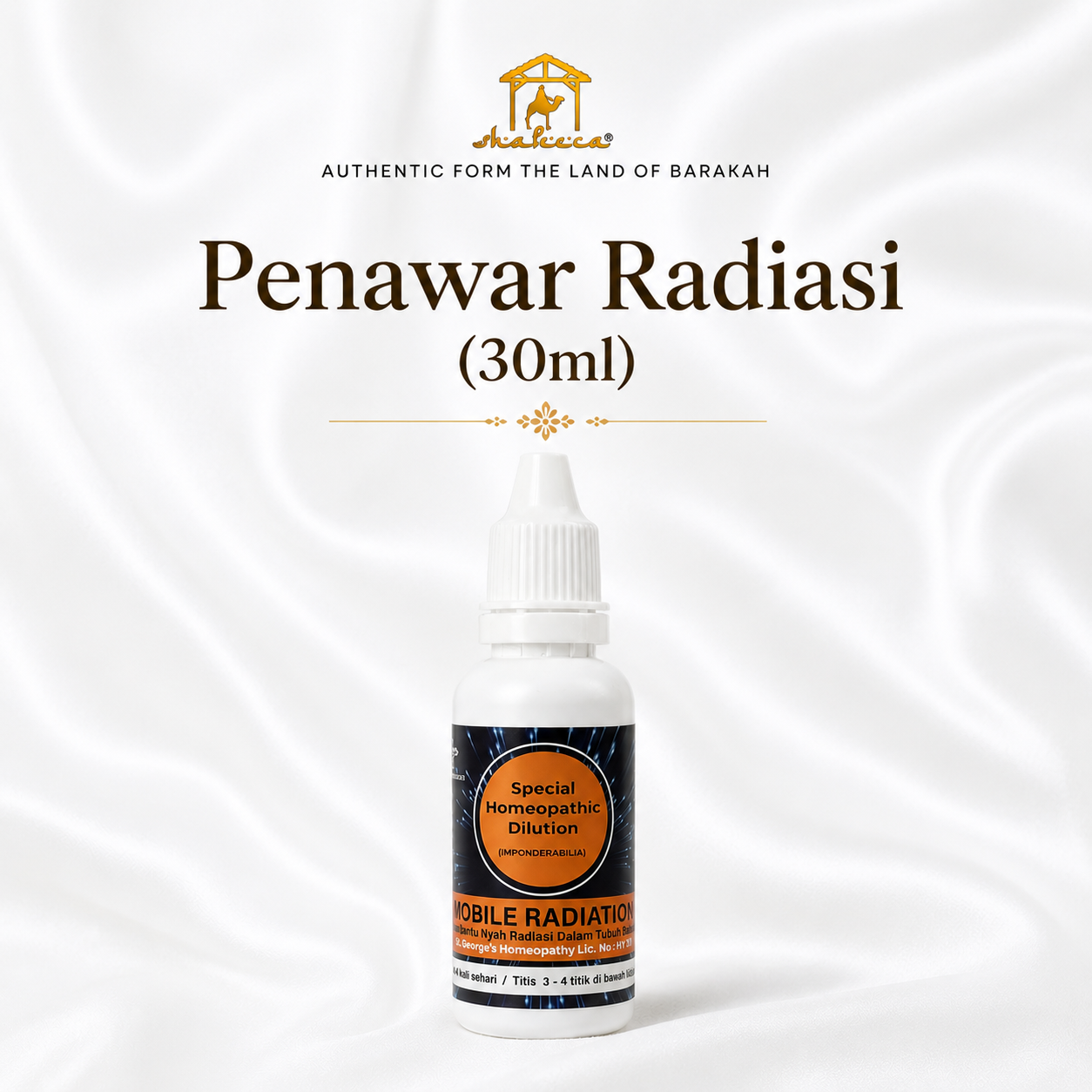 Penawar Homeopathy Mobile Radiation (Penawar Radiasi)