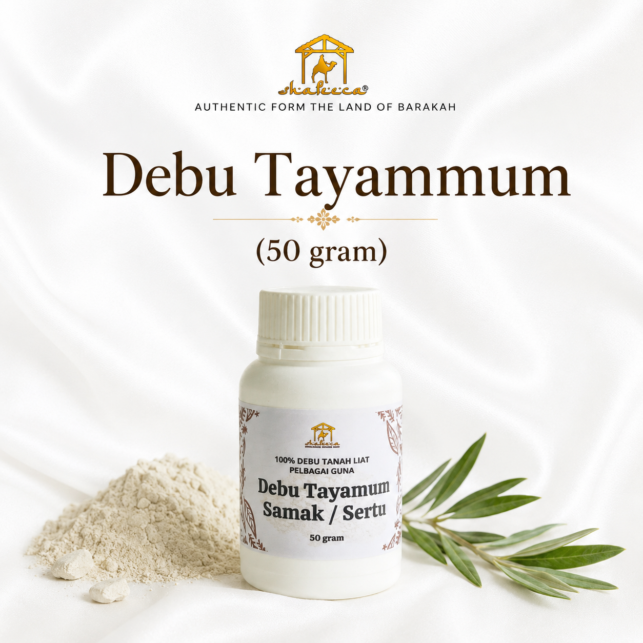 Shafeeca® Debu Tayammum (تراب التيمم) 50 gram