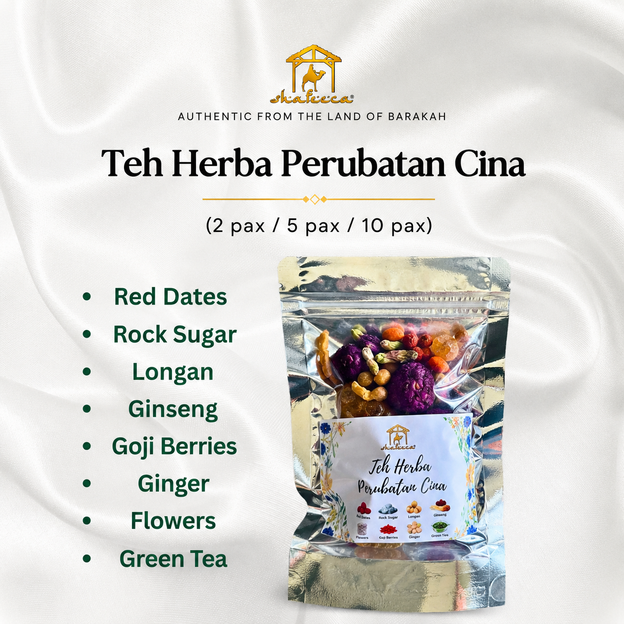 Shafeeca® Teh Herba Perubatan Cina