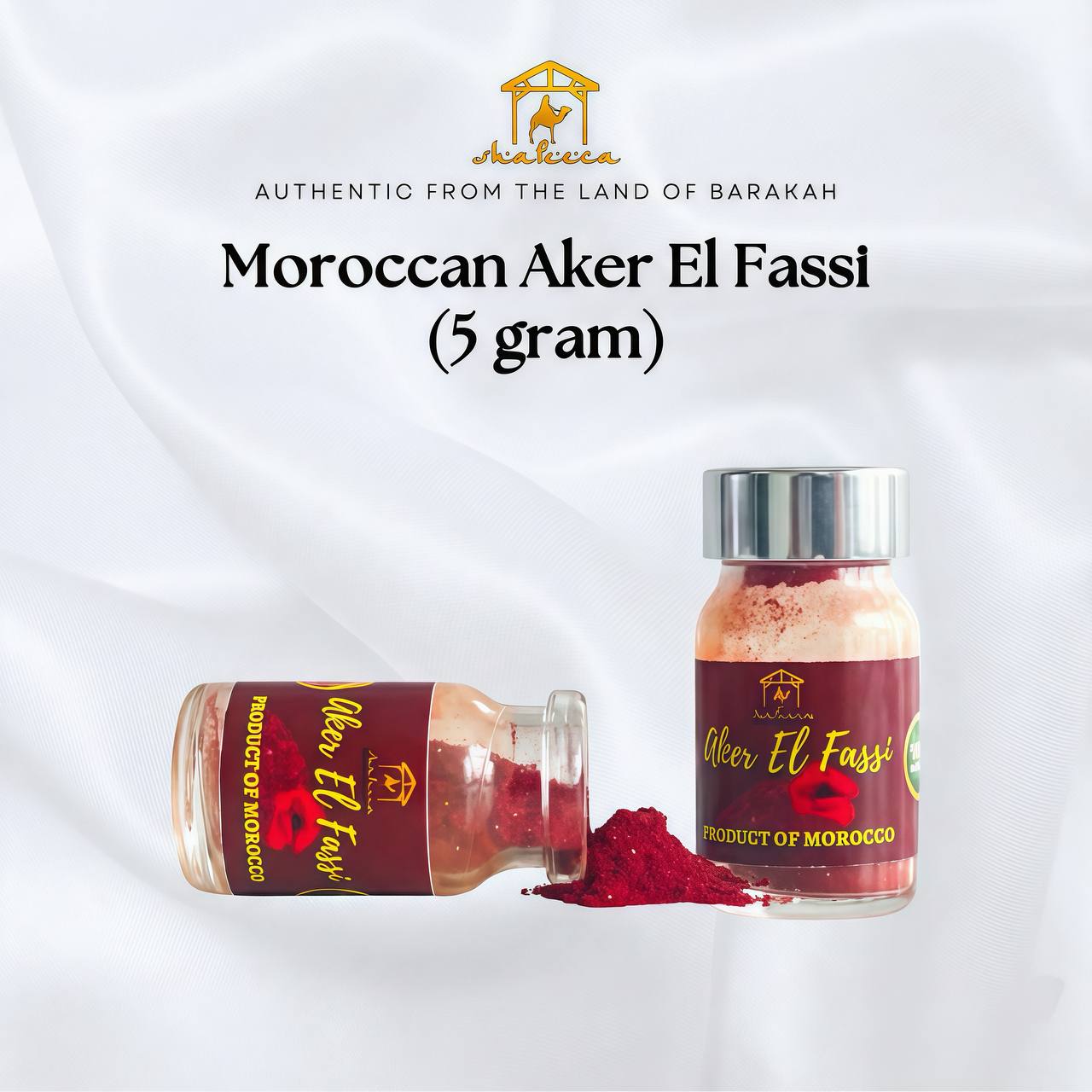 Shafeeca® Authentic Moroccan Aker El Fassi (عكر الفاسي المغربي)