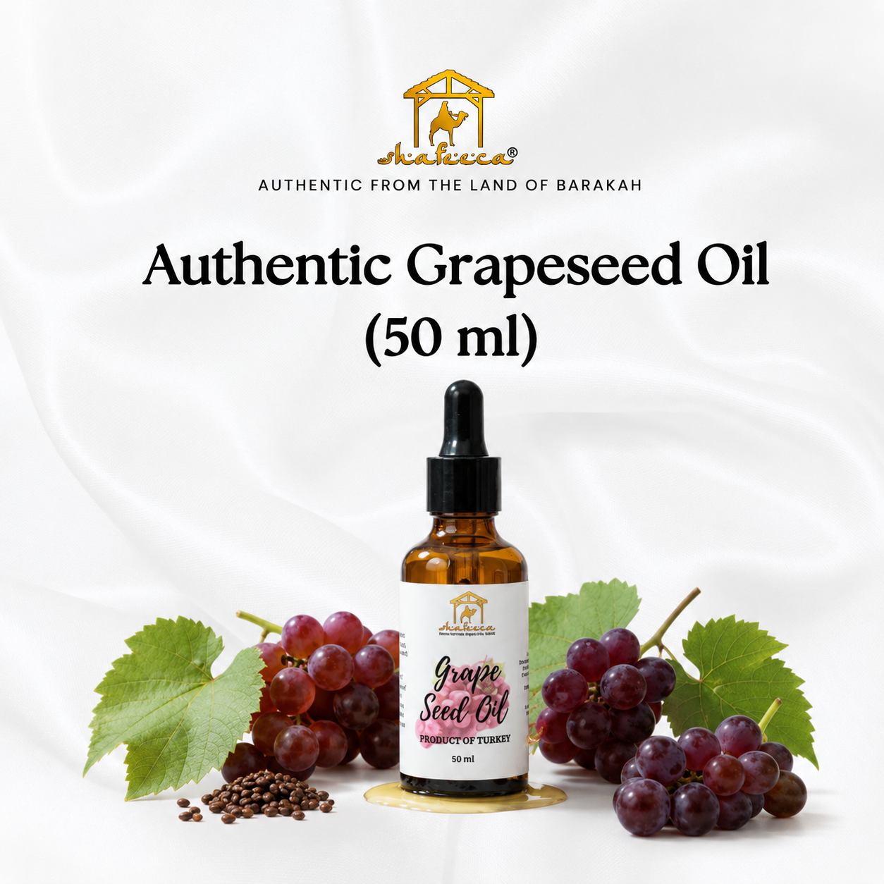 Shafeeca® Authentic Grapeseed Oil (50ml)