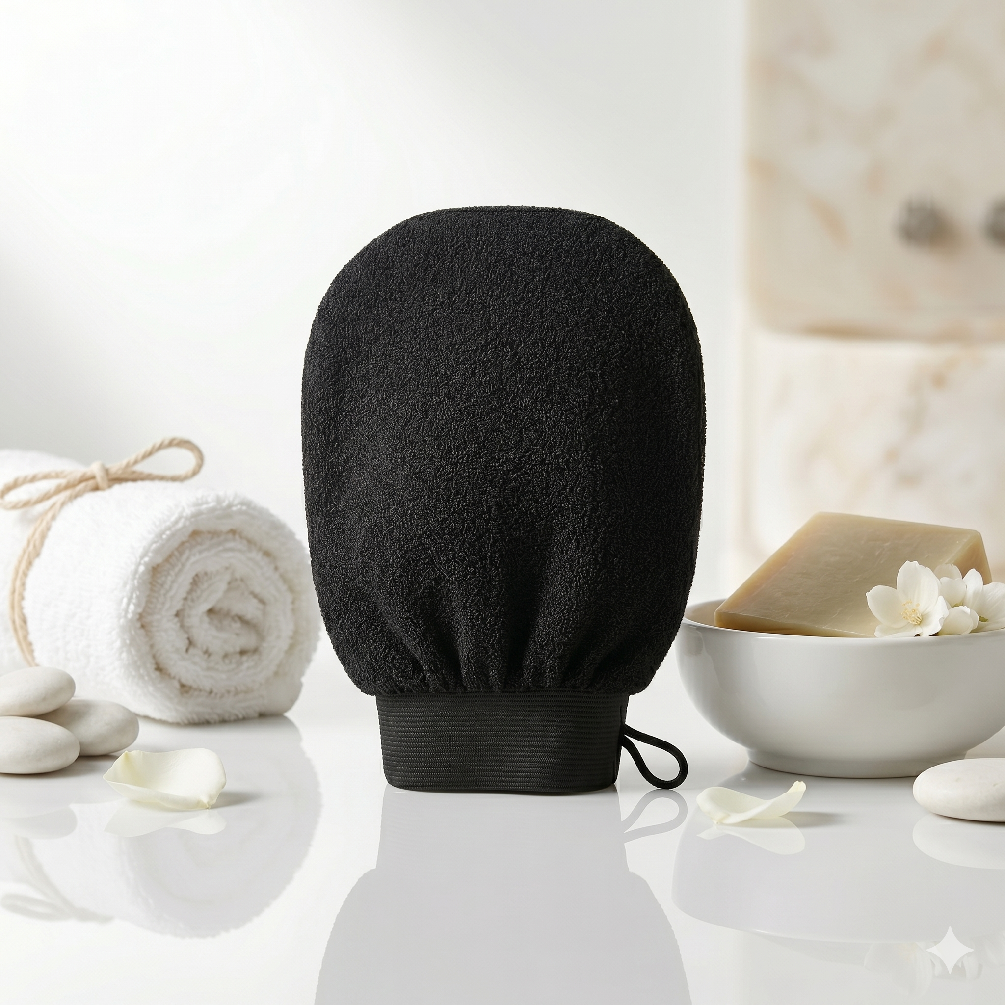 Shafeeca® Authentic Moroccan Hammam Kessa Glove | كيس الحمام المغربي