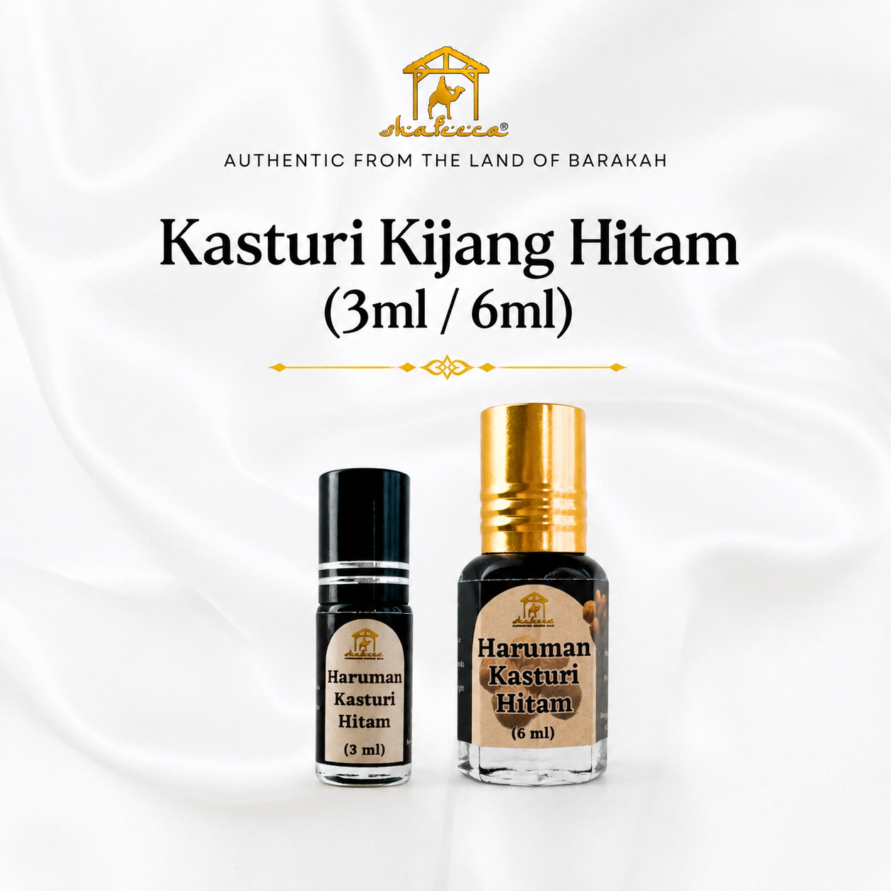 Shafeeca® Kasturi Kijang Hitam (3ml / 6ml)