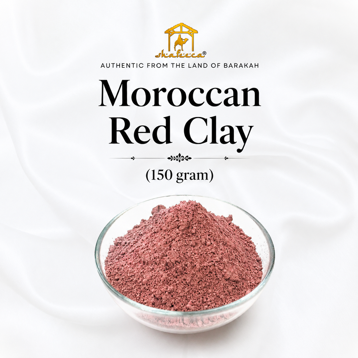 Shafeeca® Authentic Moroccan Red Clay (150 gram)