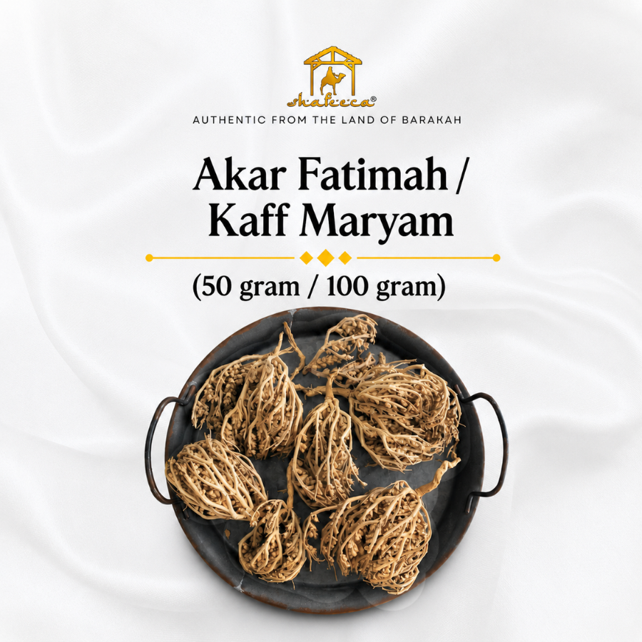 Shafeeca® Akar Fatimah / Kaff Maryam / Sanggul Fatimah (50 gram / 100 gram)